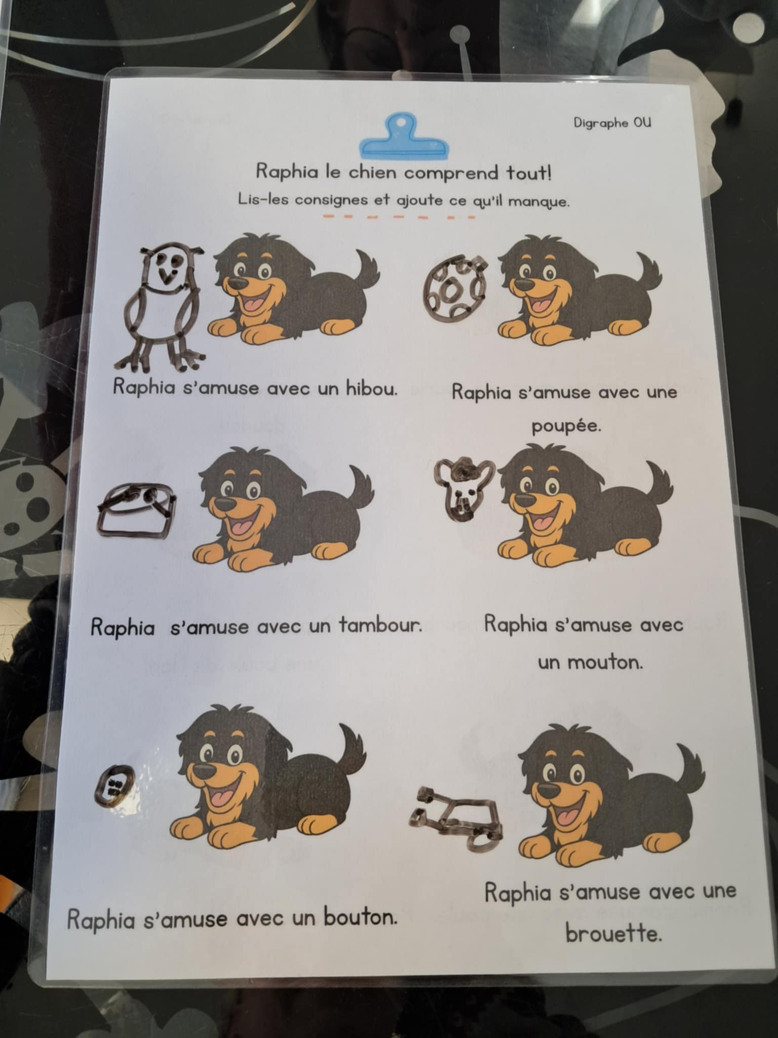 Raphia le chien comprend tout!