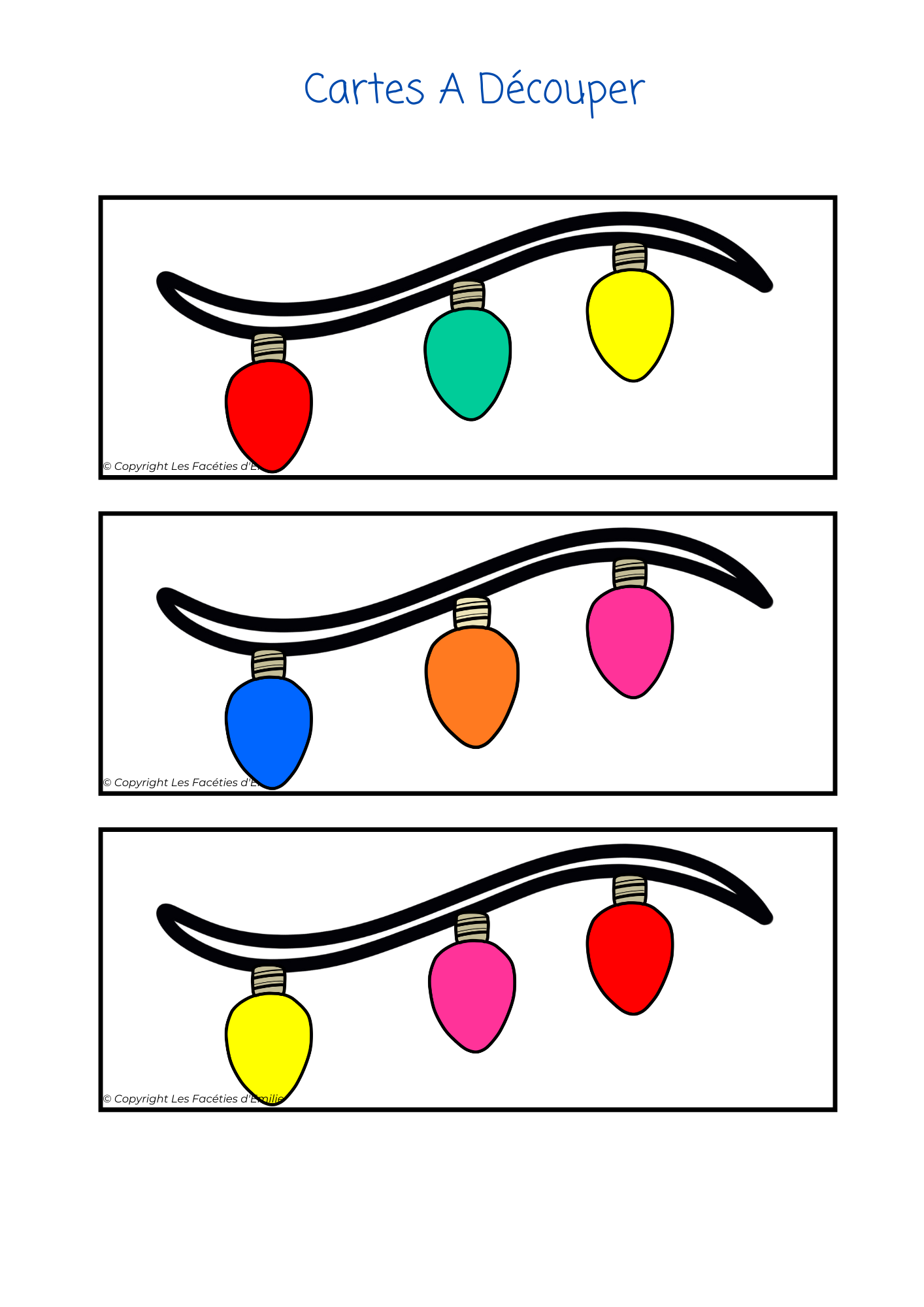 Task Box imitation/Algorithme "Les guirlandes lumineuses"