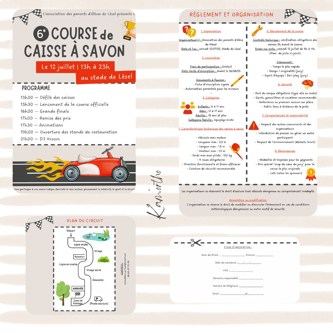 Course de caisses à savon