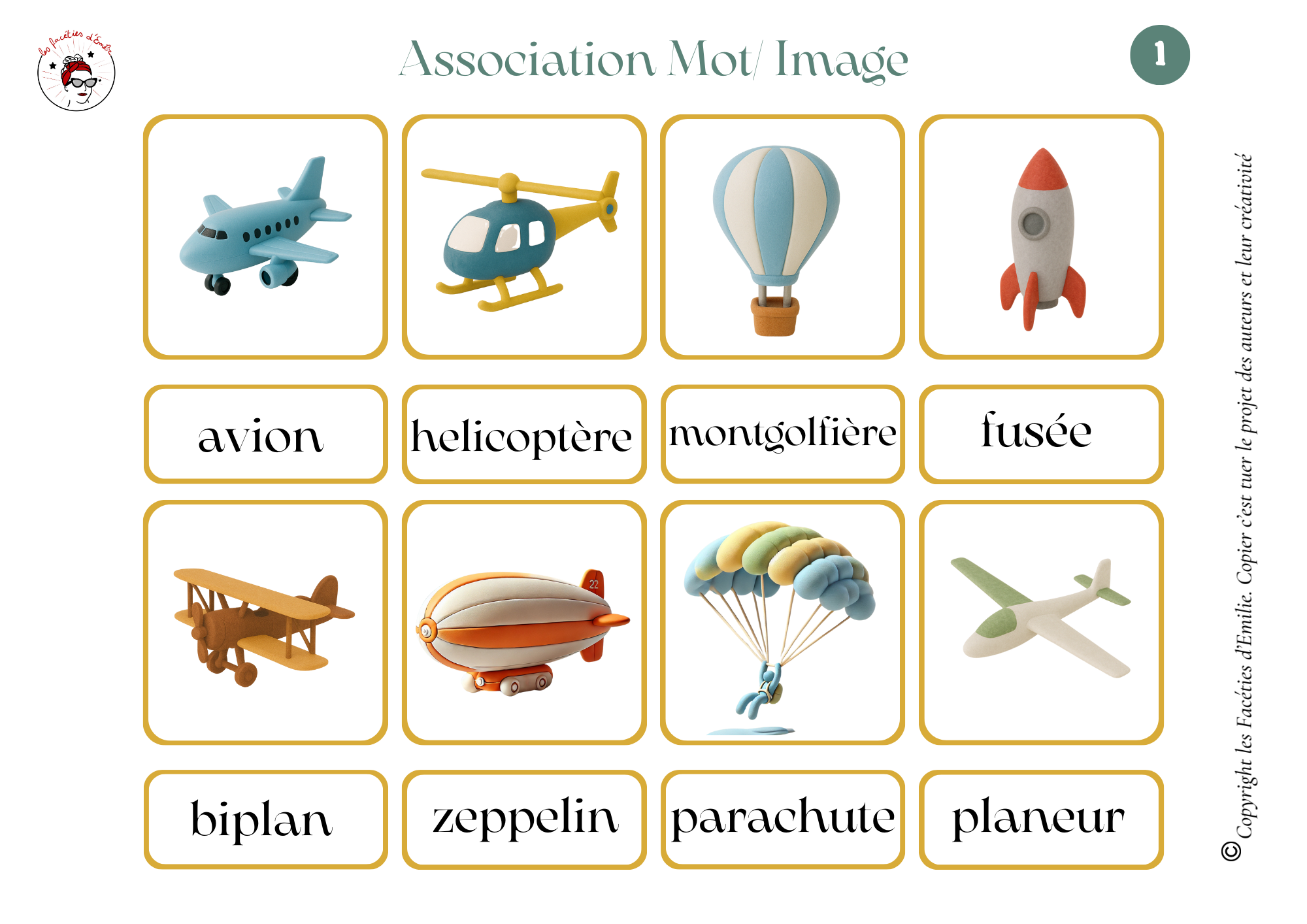 Association Mots/Images idéal clavier prédictif TD Snap