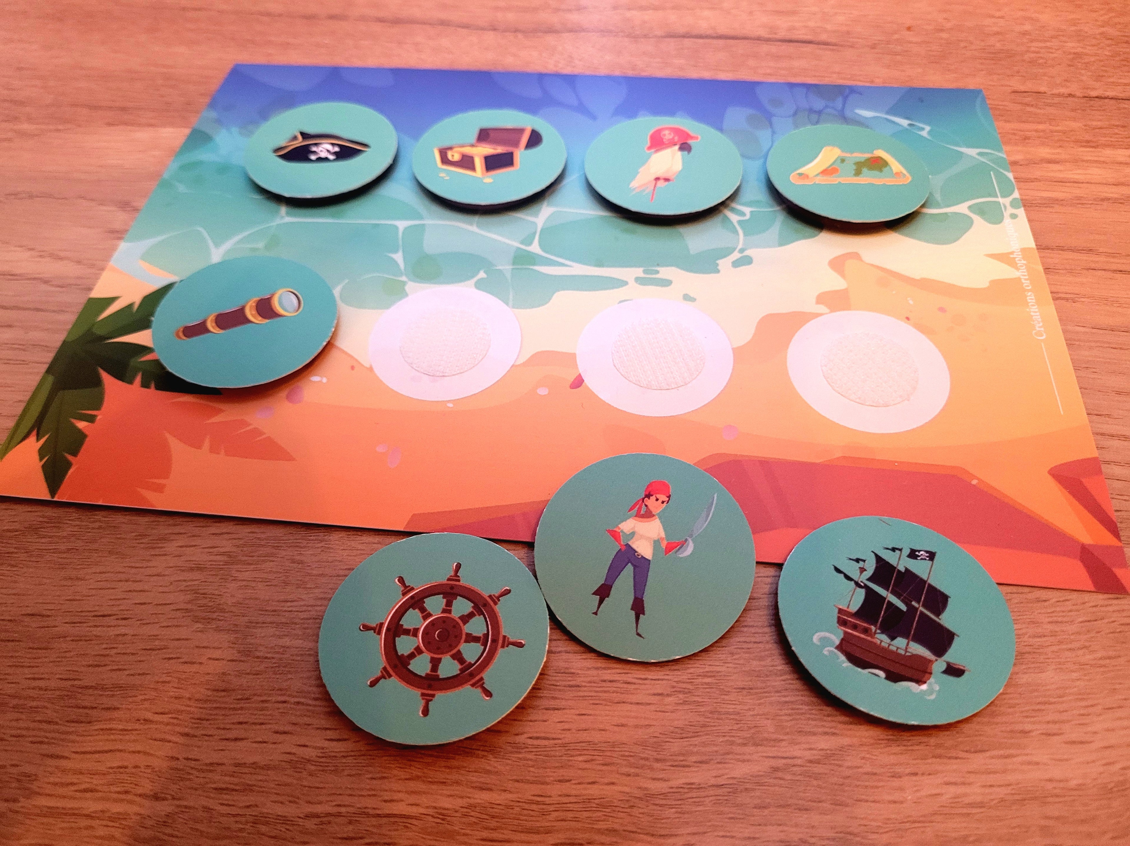 2 plaquettes de jetons (thème au choix)