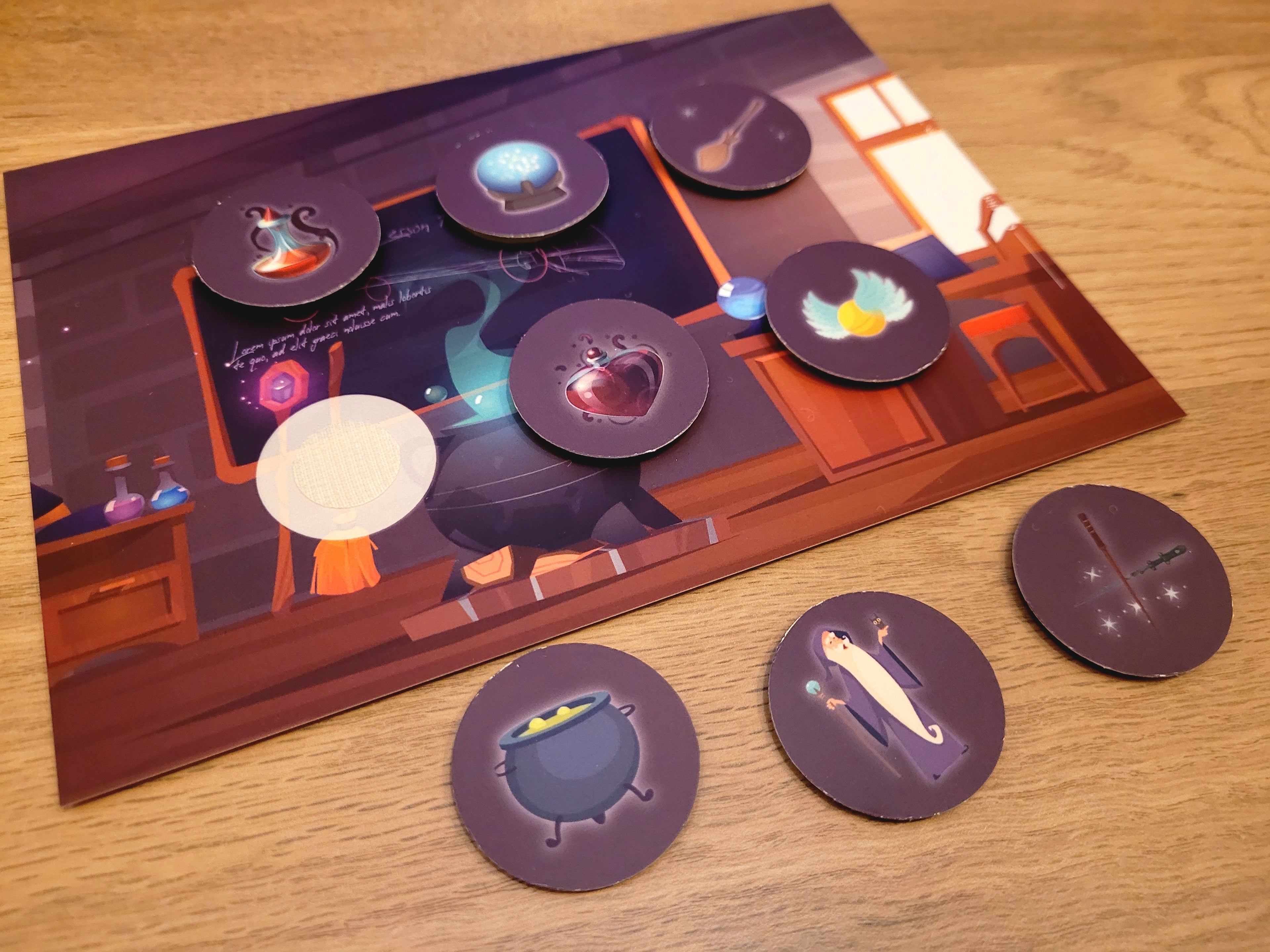 2 plaquettes de jetons (thème au choix)