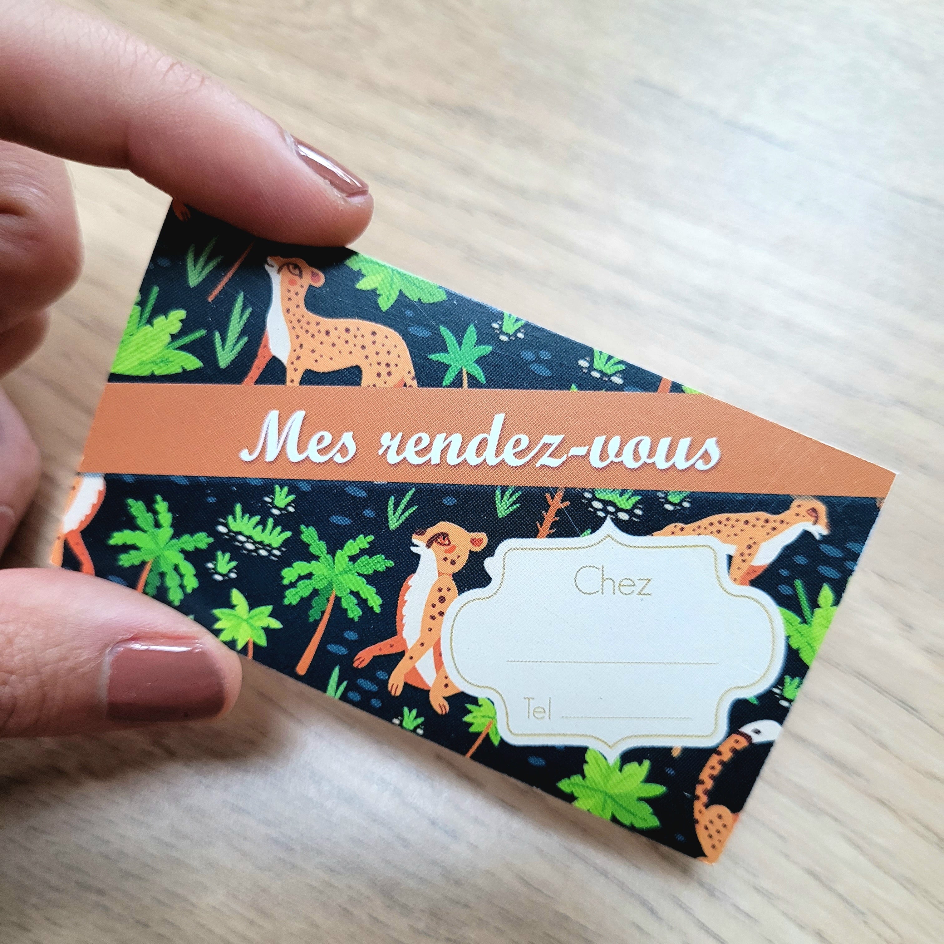 Cartes "Mes rdv chez..."