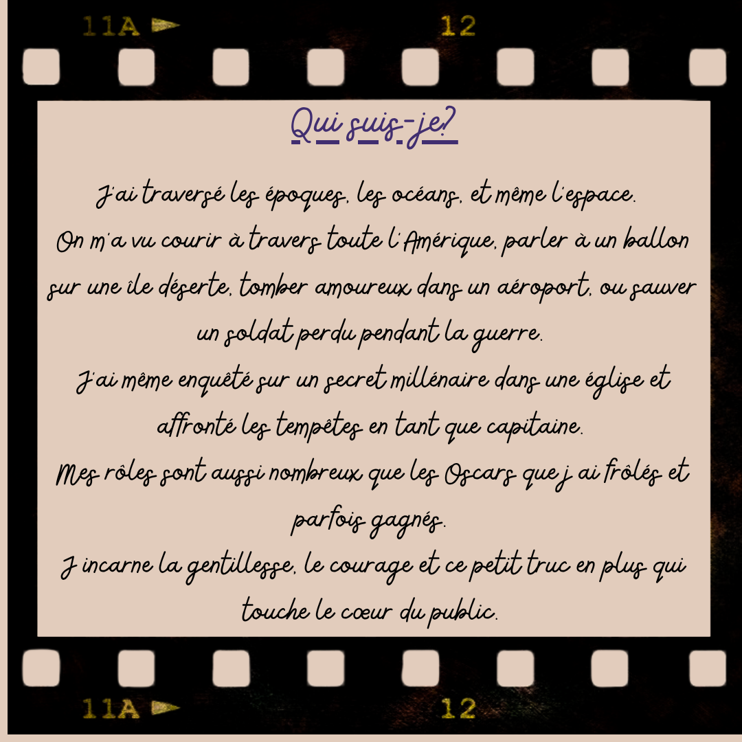 Portraits cinématographiques : Tom Hanks