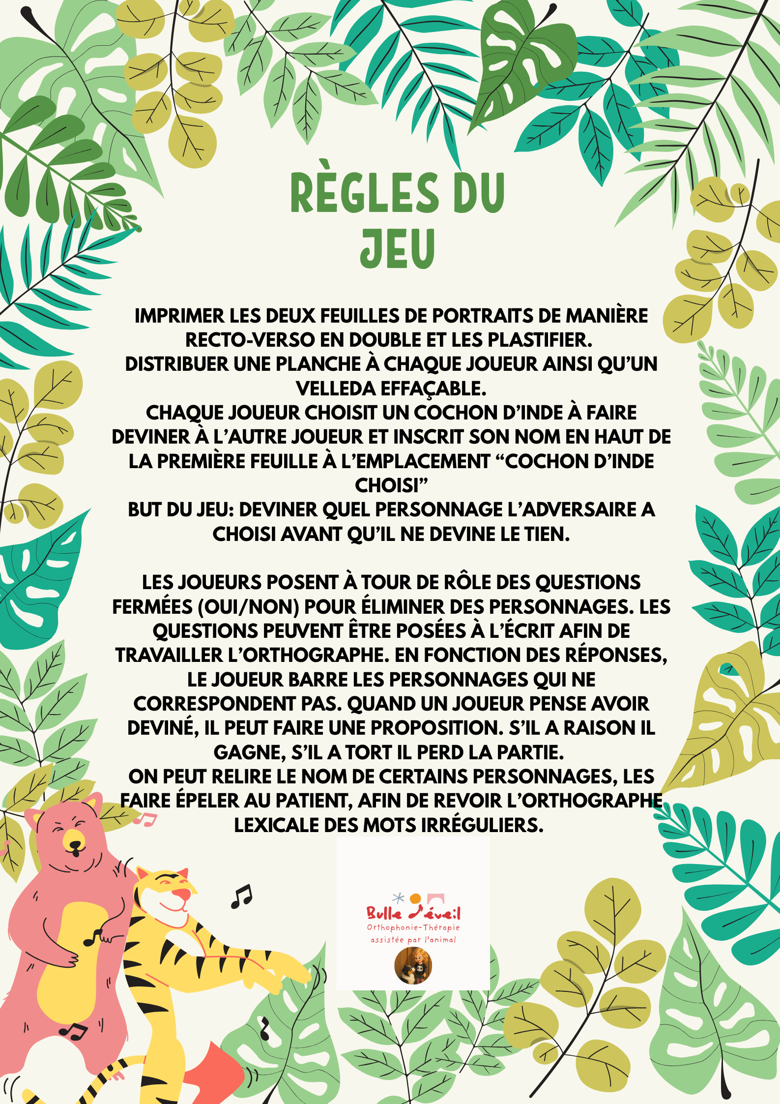 Qui est-ce? Version cochons d&