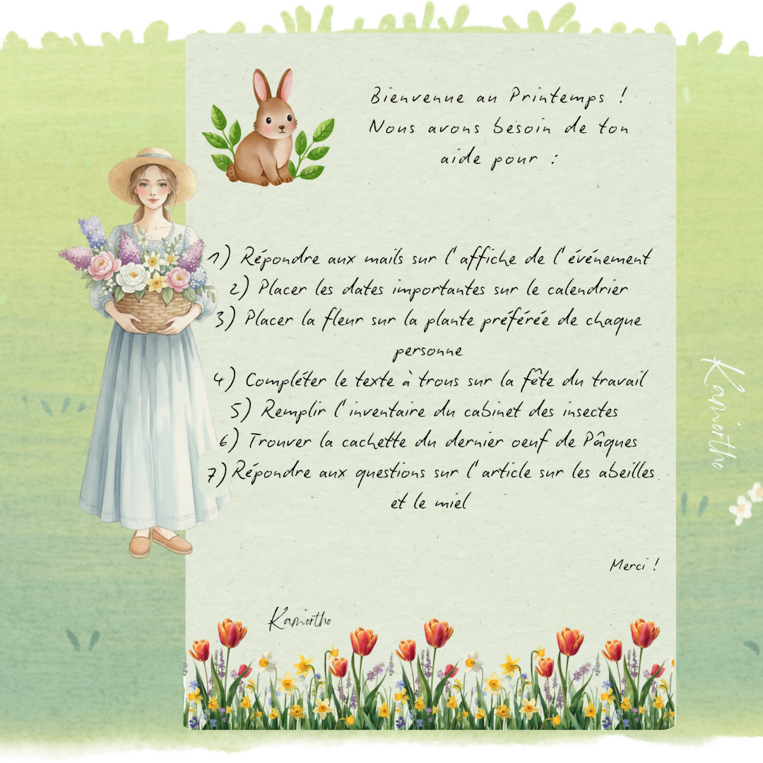 Bienvenue au Printemps