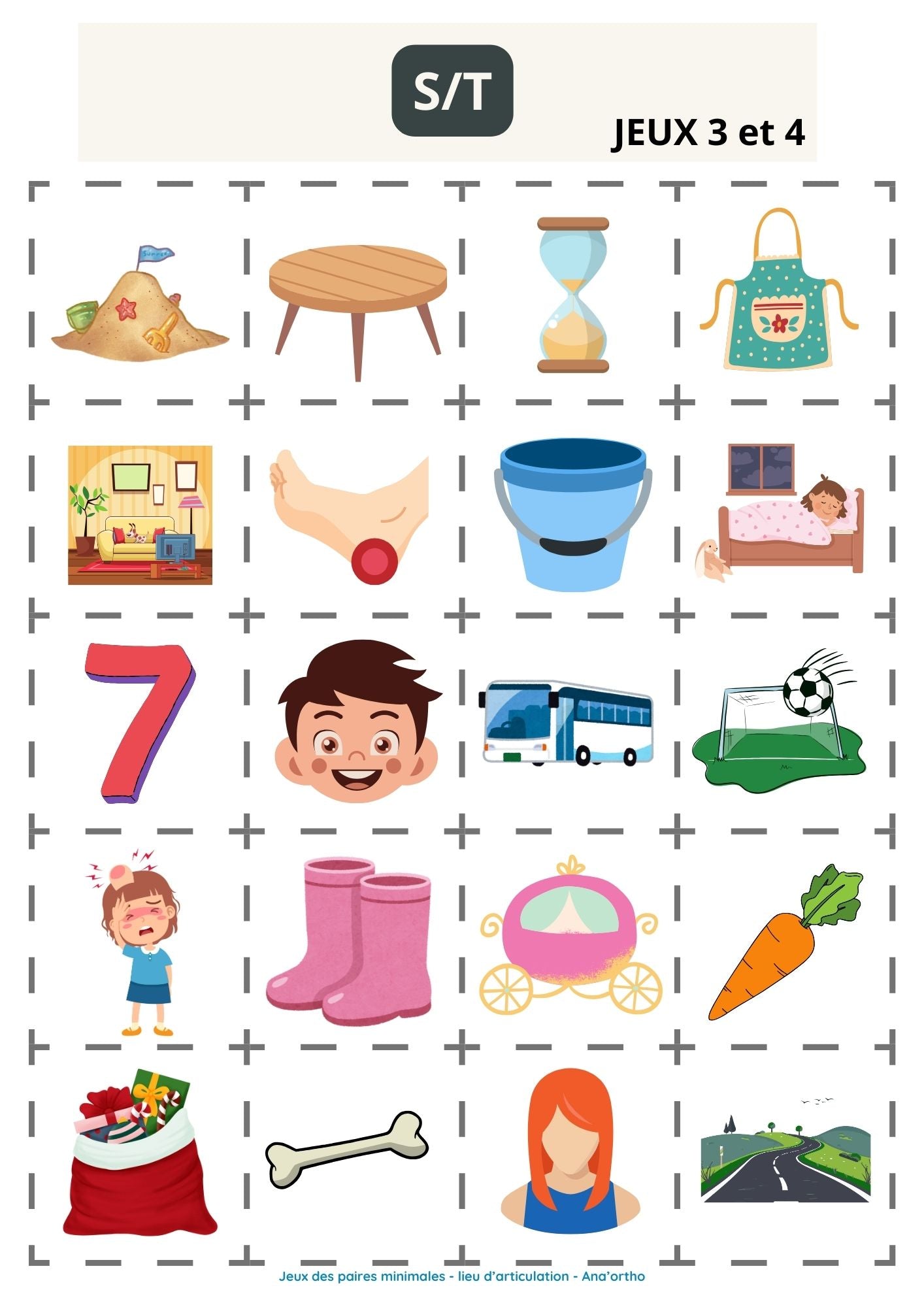 Jeux des paires minimales