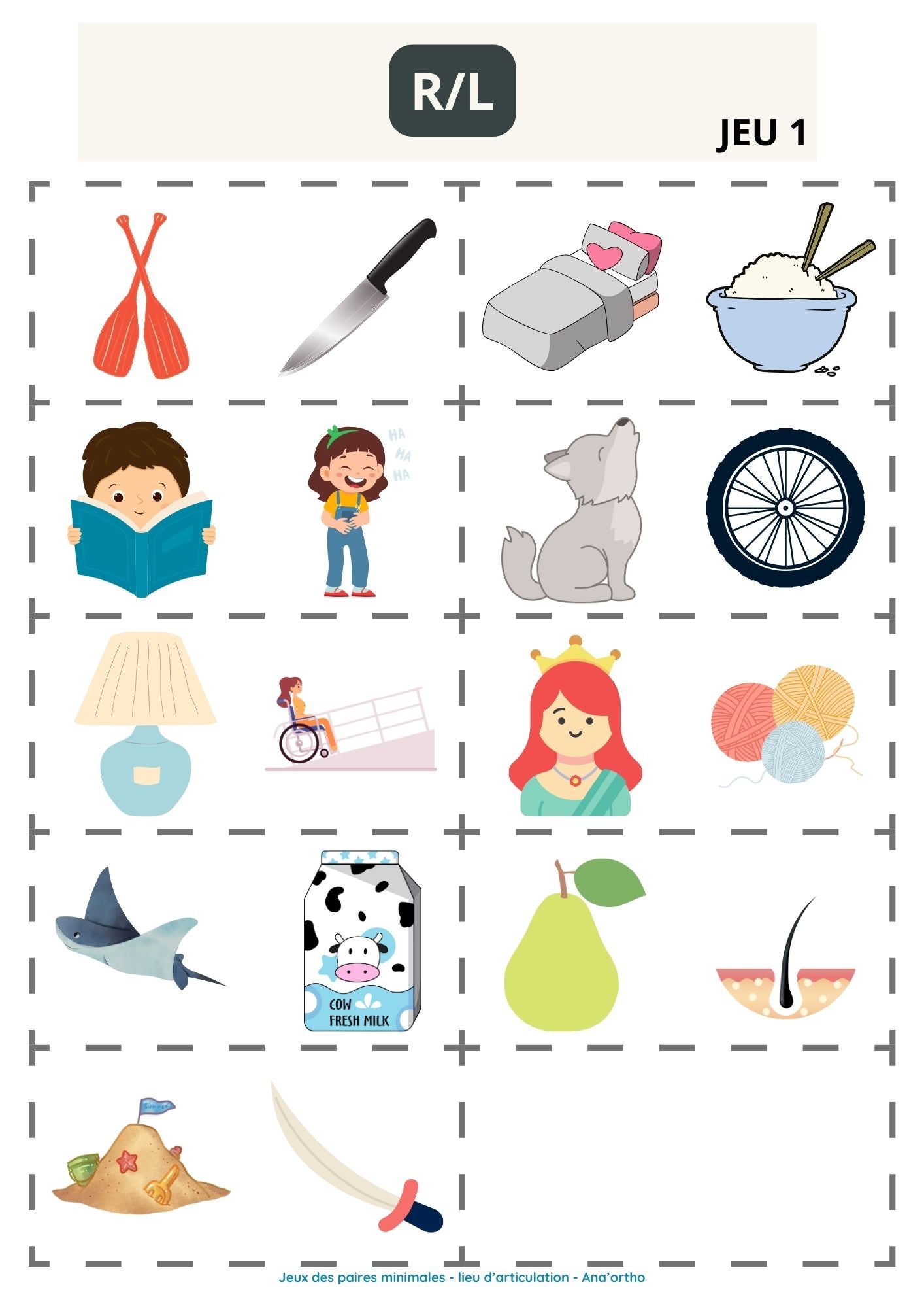 Jeux des paires minimales