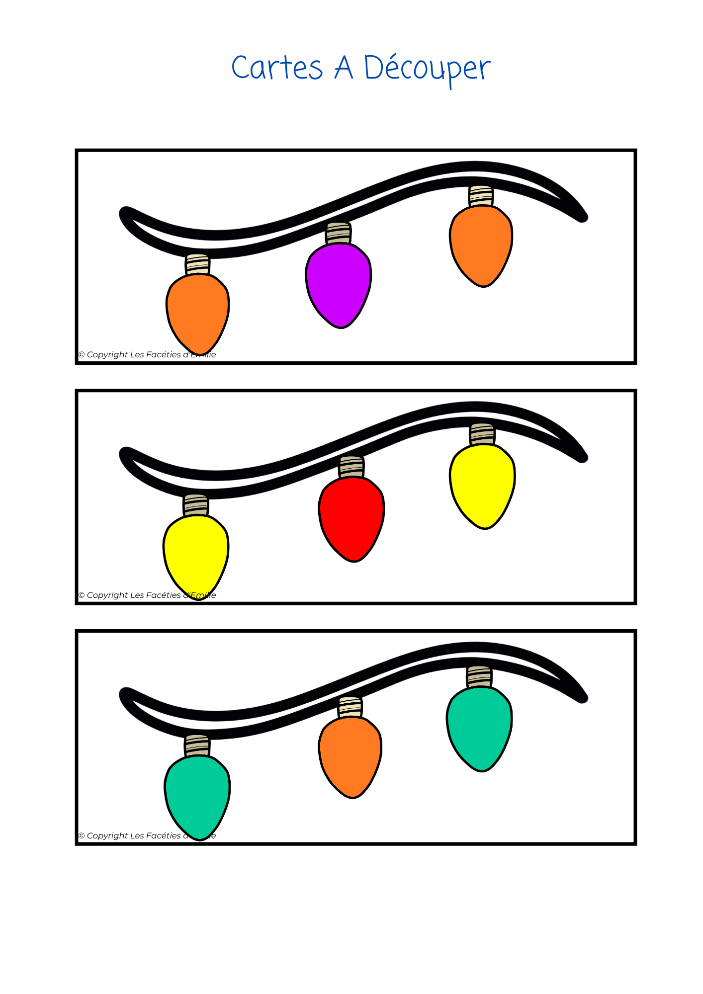 Task Box imitation/Algorithme "Les guirlandes lumineuses"