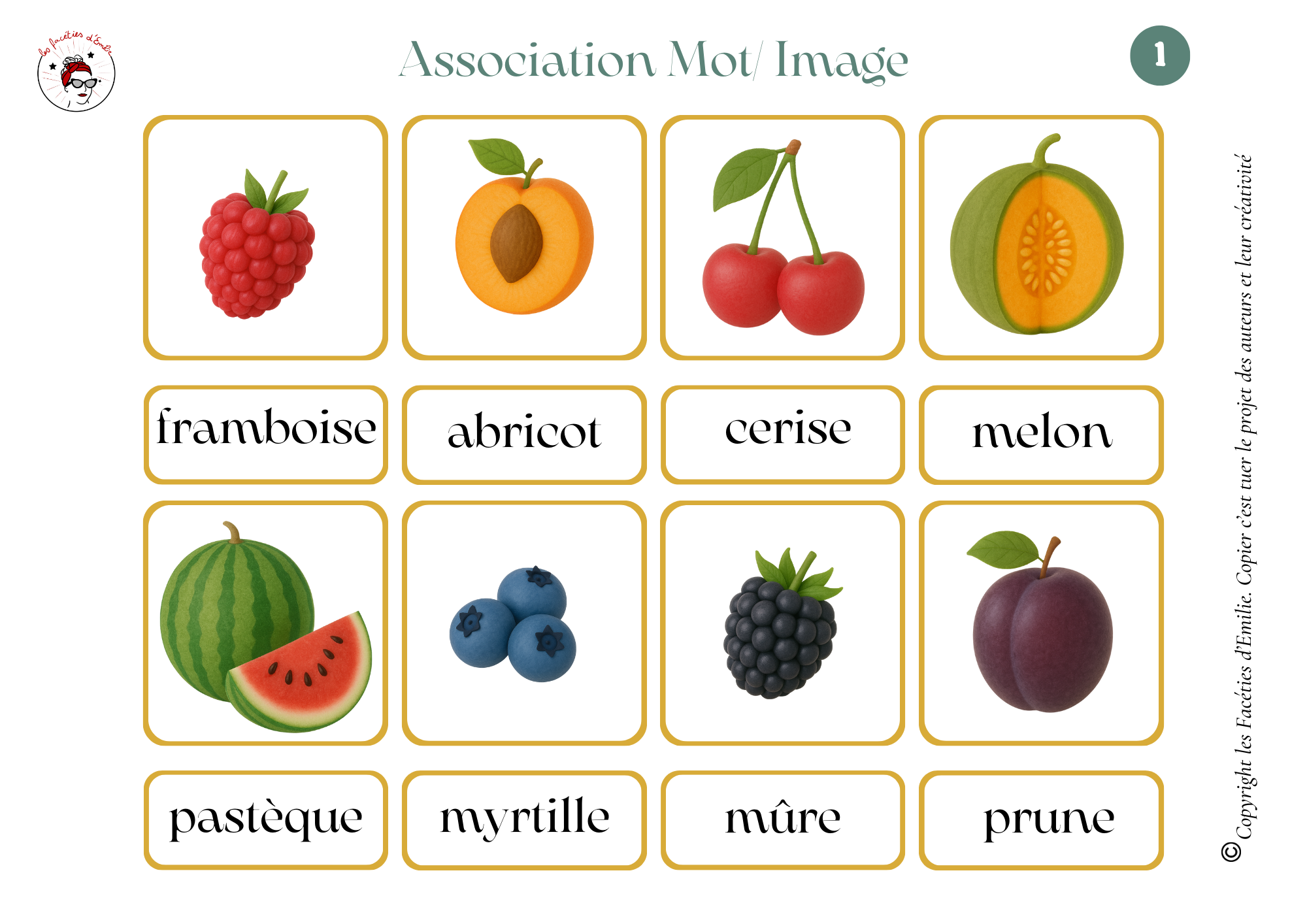 Association Mots/Images idéal clavier prédictif TD Snap