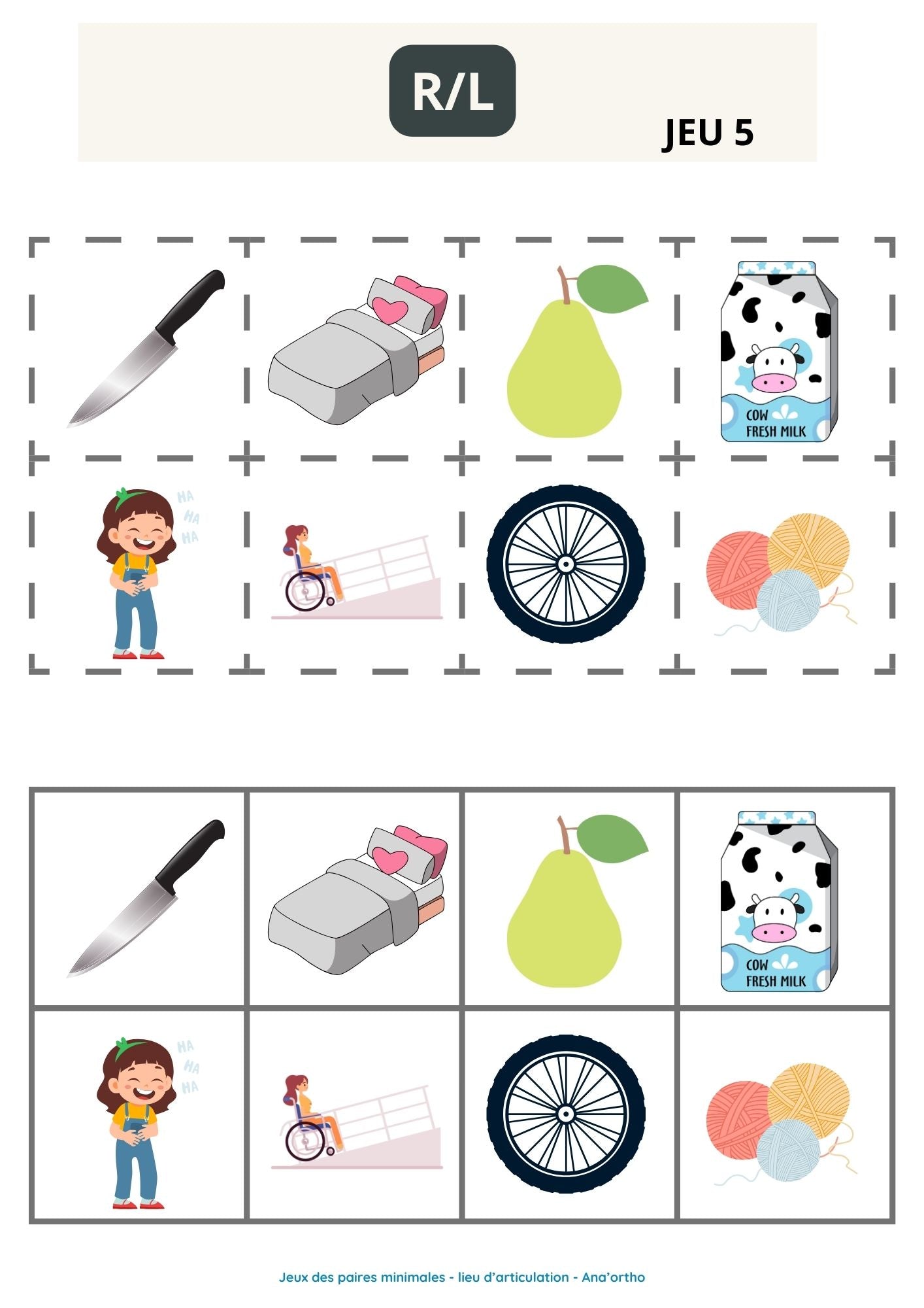 Jeux des paires minimales