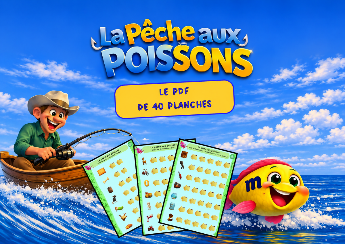 La pêche aux poisSONS - le PDF de 40 planches