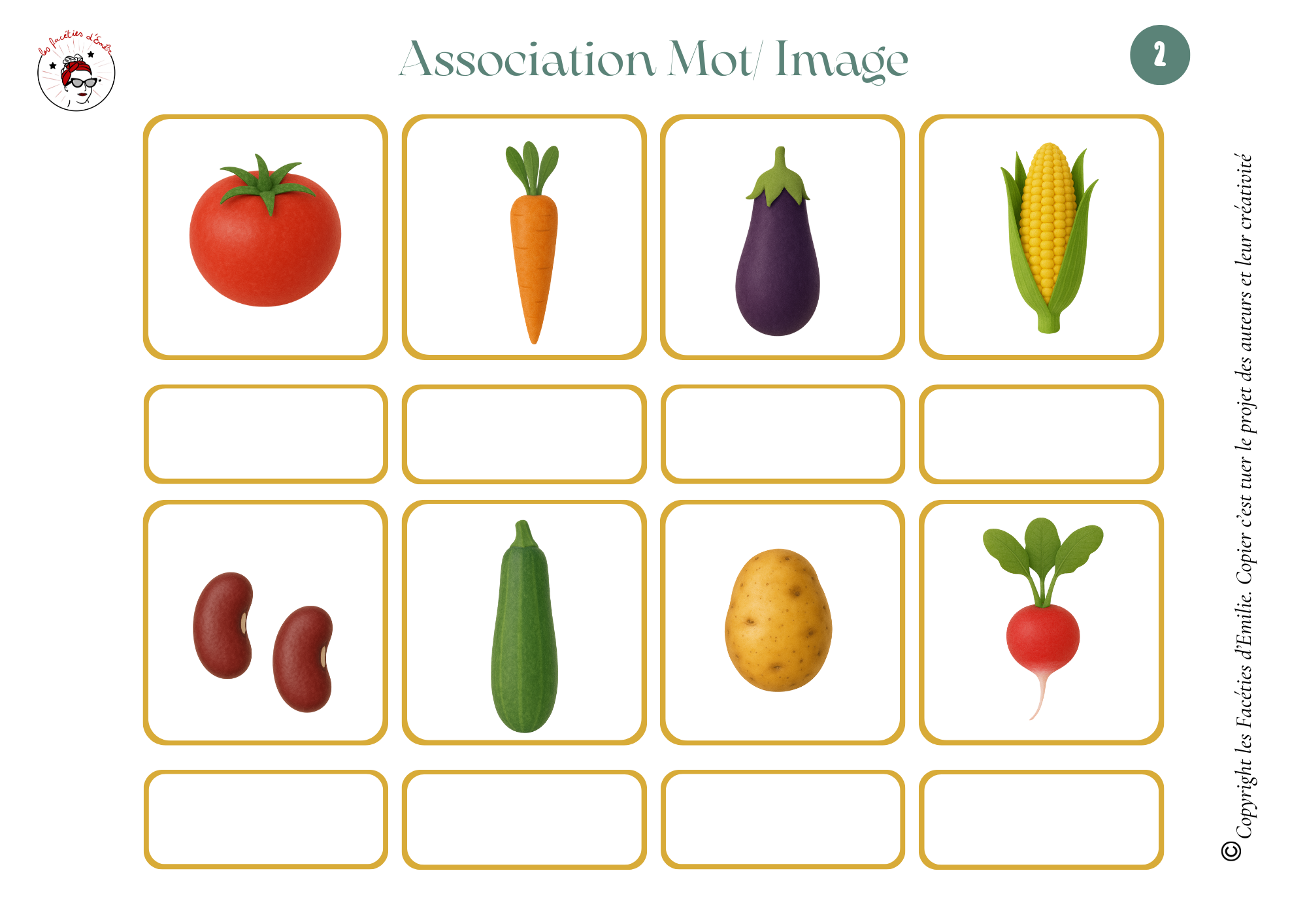 Association Mots/Images idéal clavier prédictif TD Snap