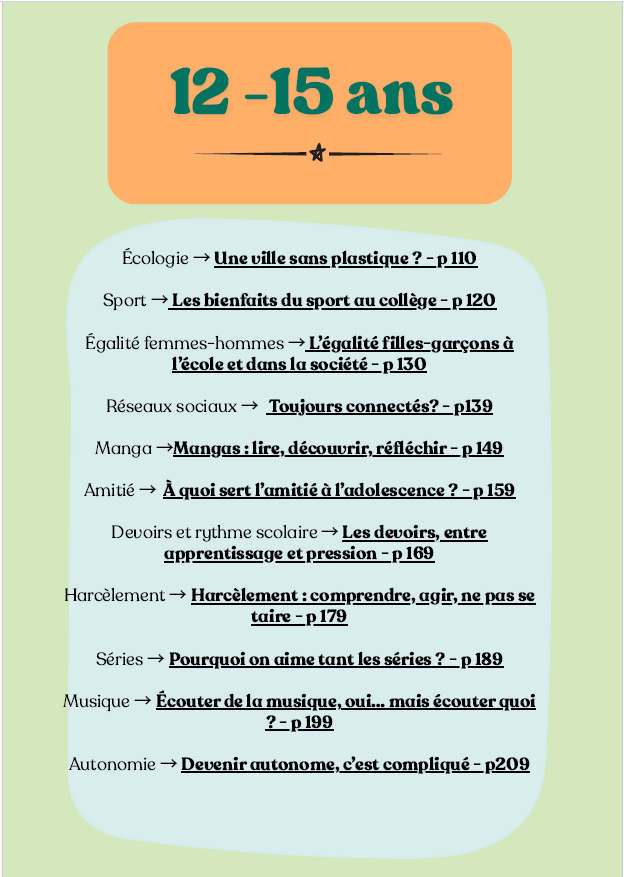 Du texte au Débat 12-15 ans
