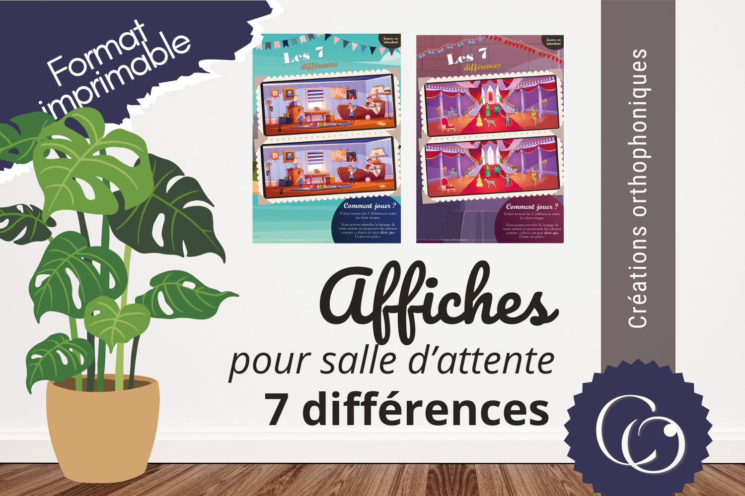 Affiche pour salle d&