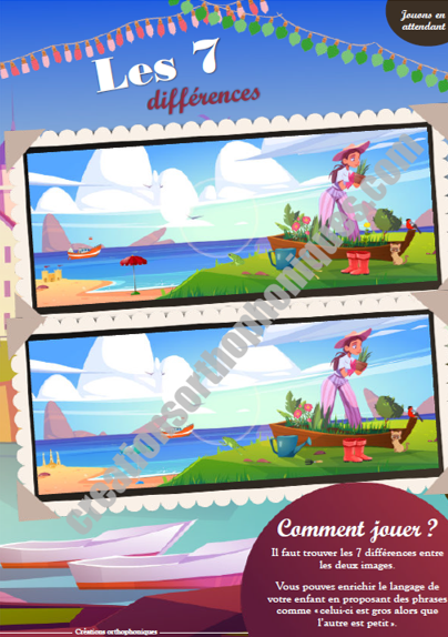 Affiche "Jouons en attendant"