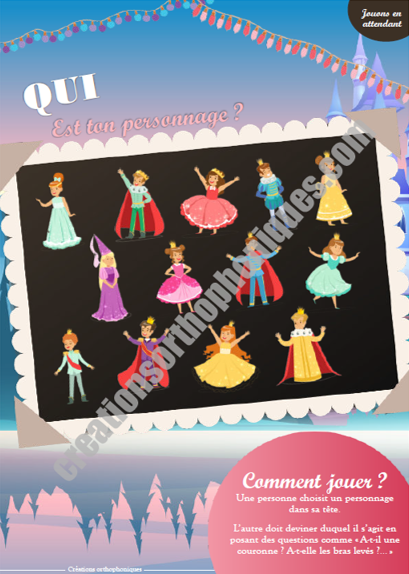 Affiche "Jouons en attendant"