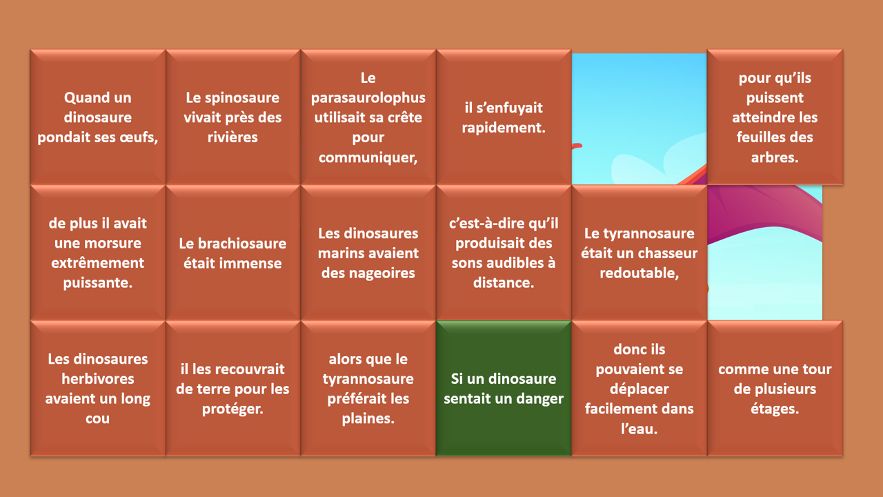 Activité orthophonique interactive pour améliorer la compréhension écrite des mots de liaison