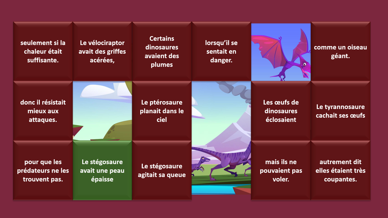 Activité orthophonique interactive pour améliorer la compréhension écrite des mots de liaison