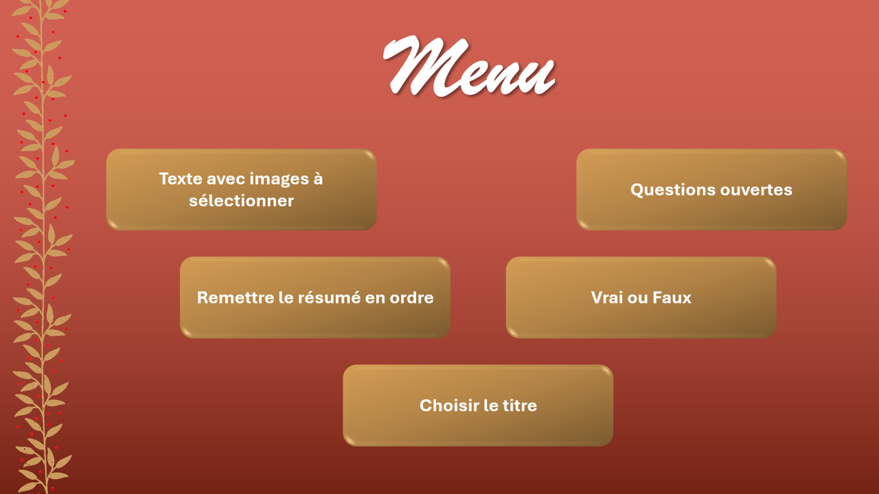 PACK 5 supports Compréhension écrite