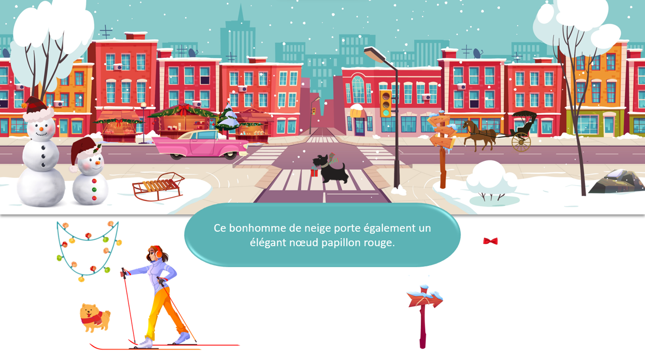 Il se passe des choses dans la rue en hiver