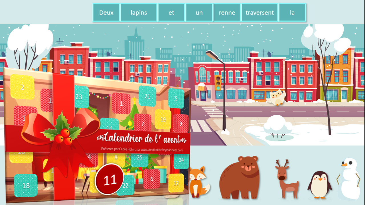 La ville sous la neige