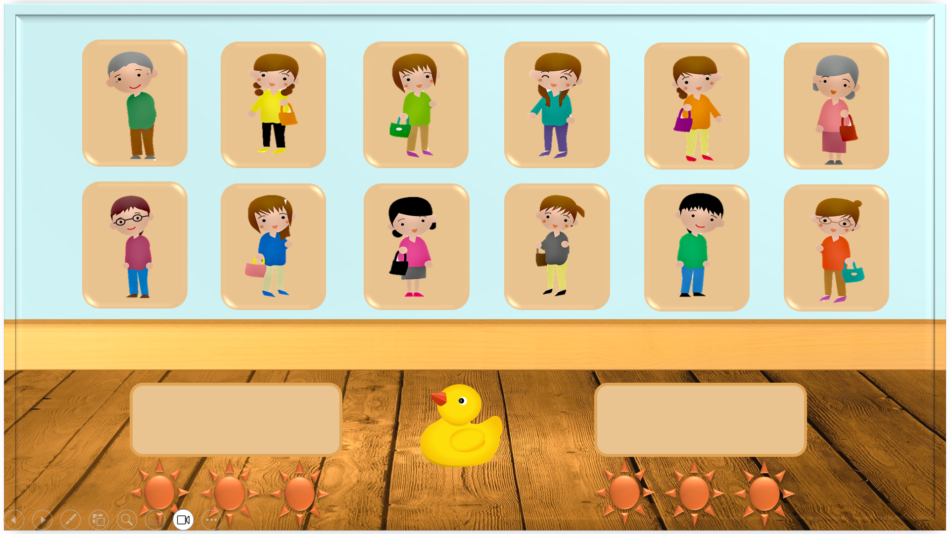 Qui a adopté le canard? (jeu de cache)