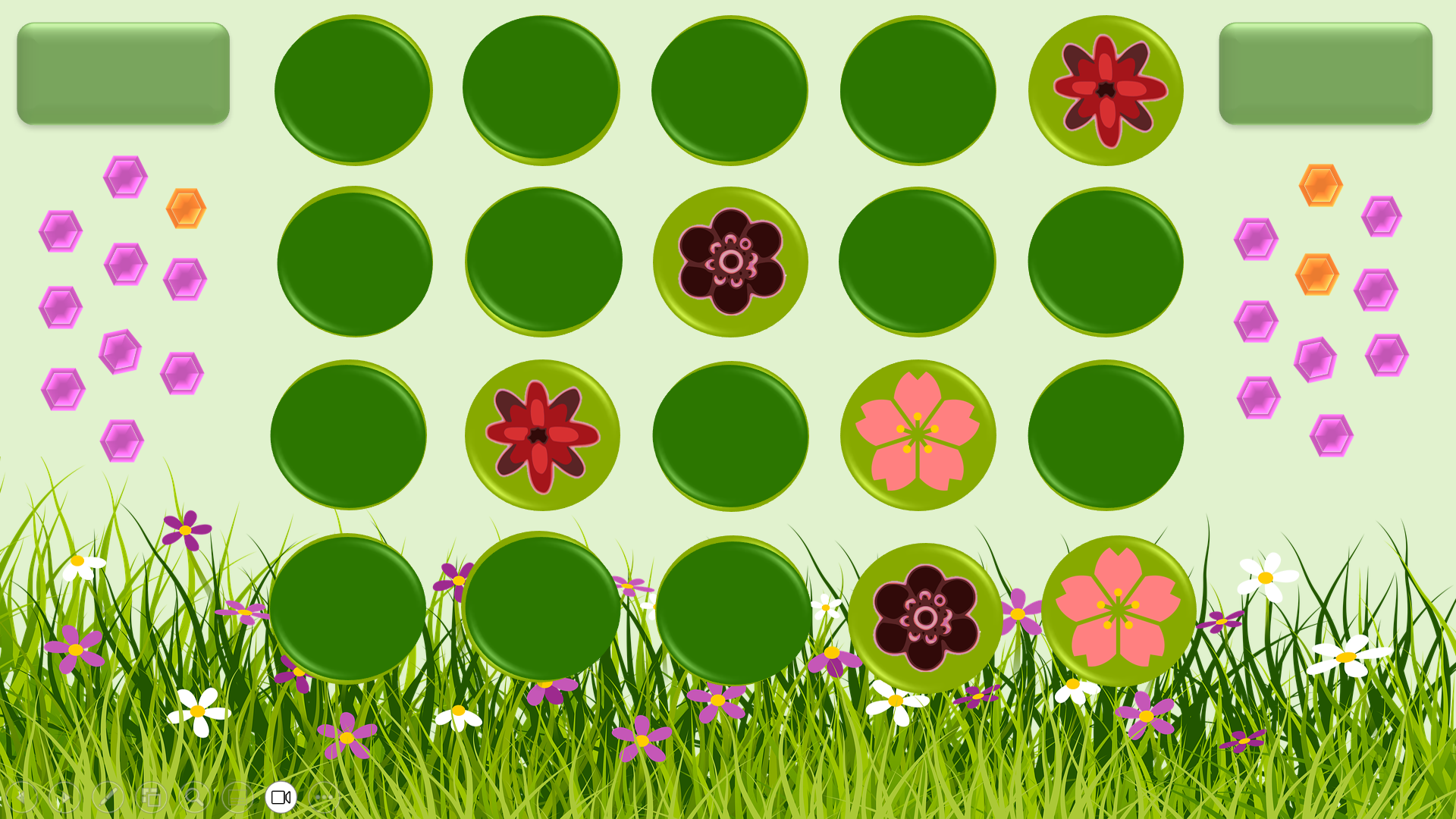 Un tableau de fleurs - memory