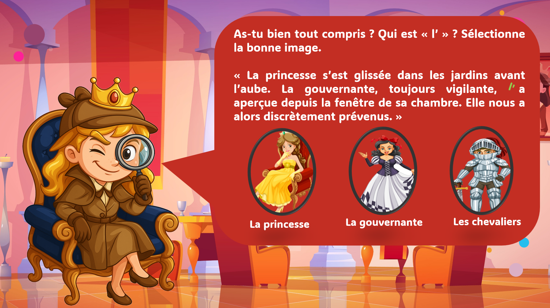 Panique au château - Une enquête au royaume des anaphores