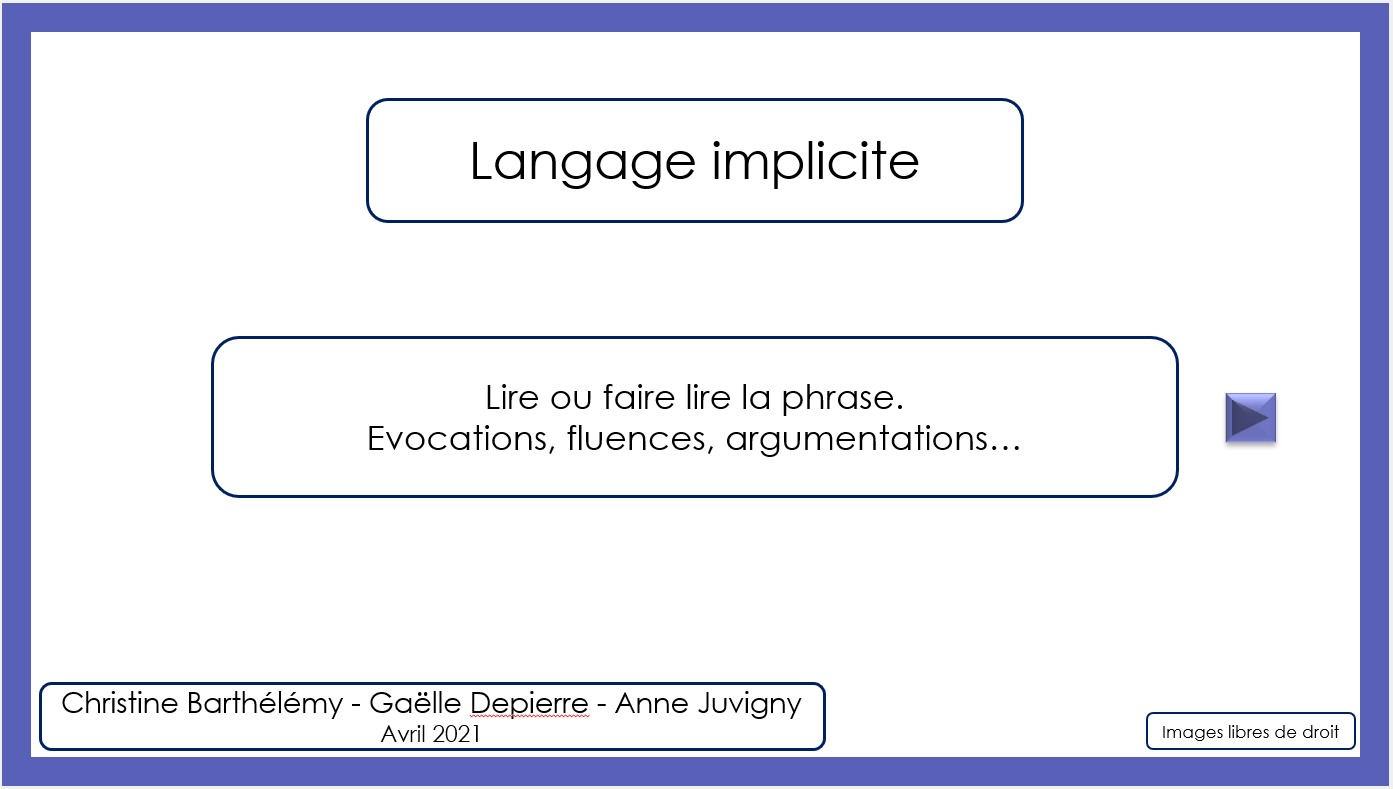 Langage implicite