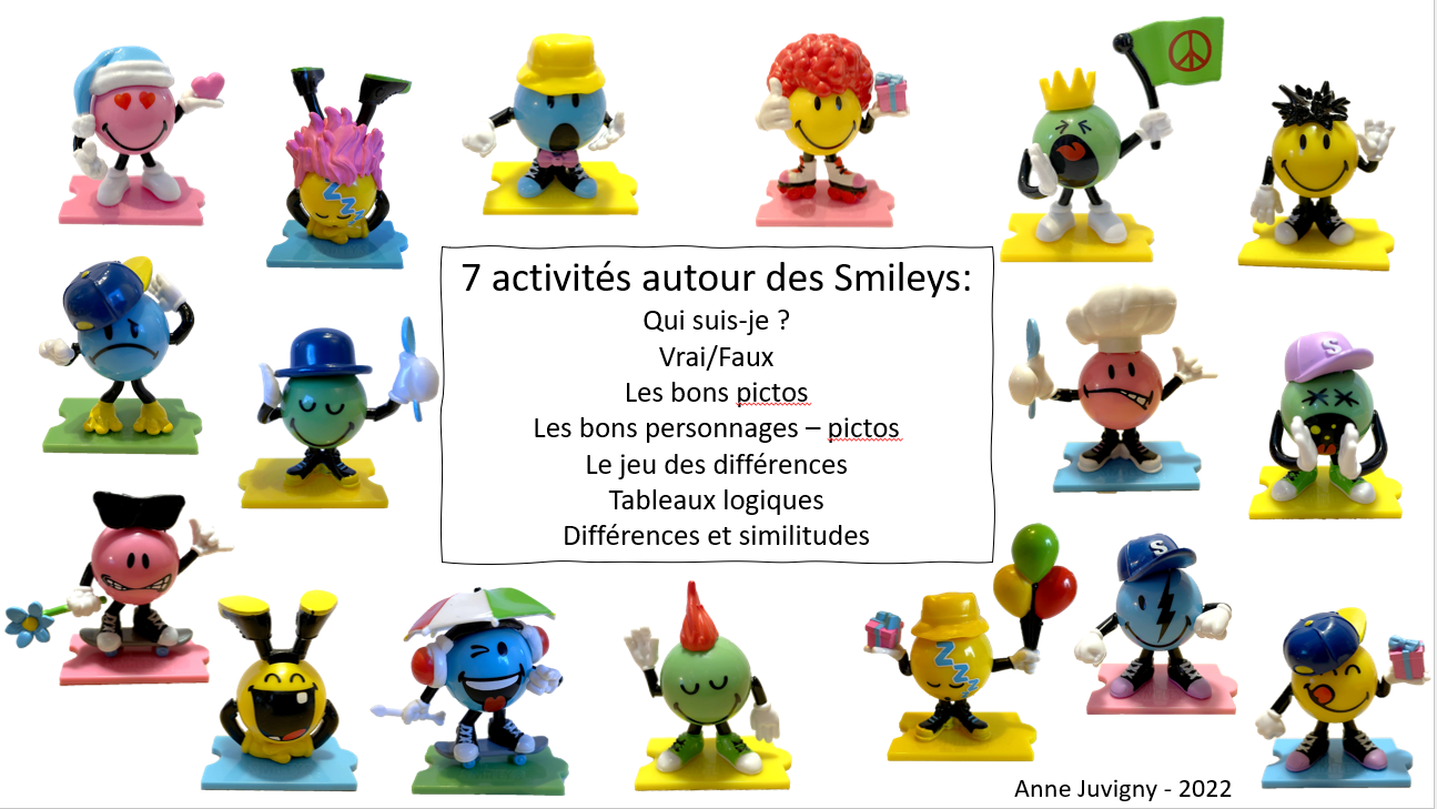7 activités autour des Smileys