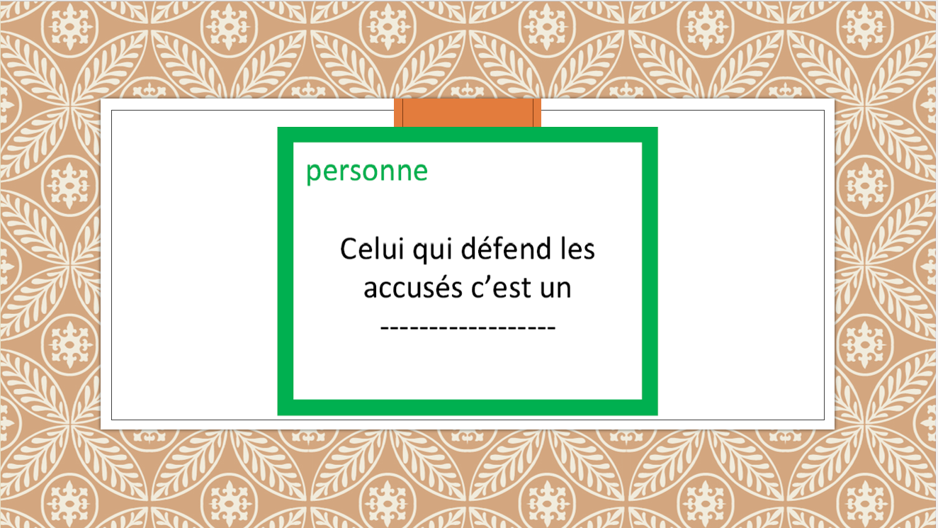 La boîte à évocation de Valérie