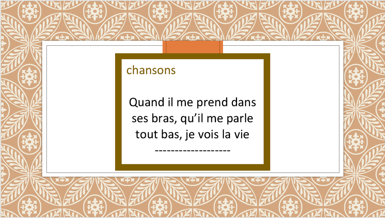 La boîte à évocation de Valérie
