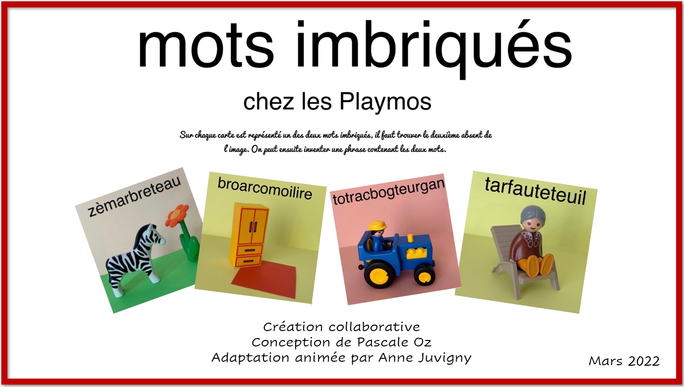 Mots imbriqués chez les playmos