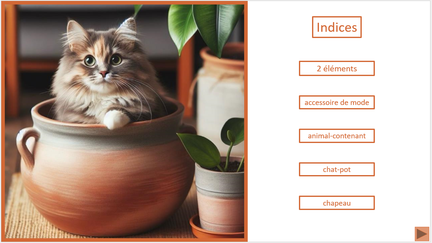 Rébus indicés en 1 image