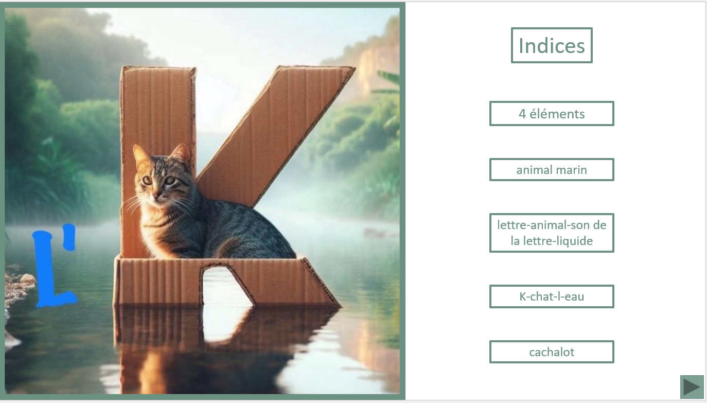Rébus indicés en 1 image