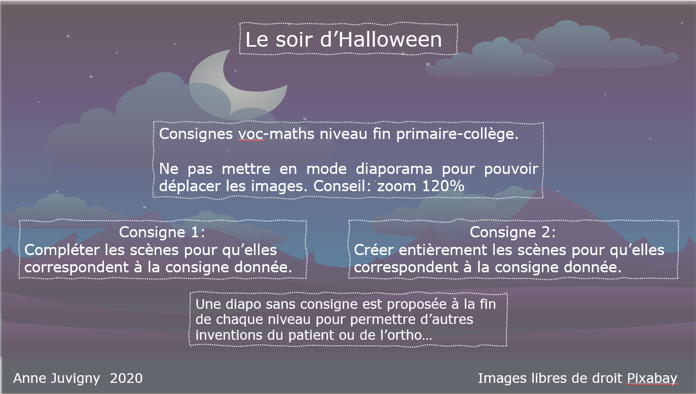 Consignes Halloween - Voc Math