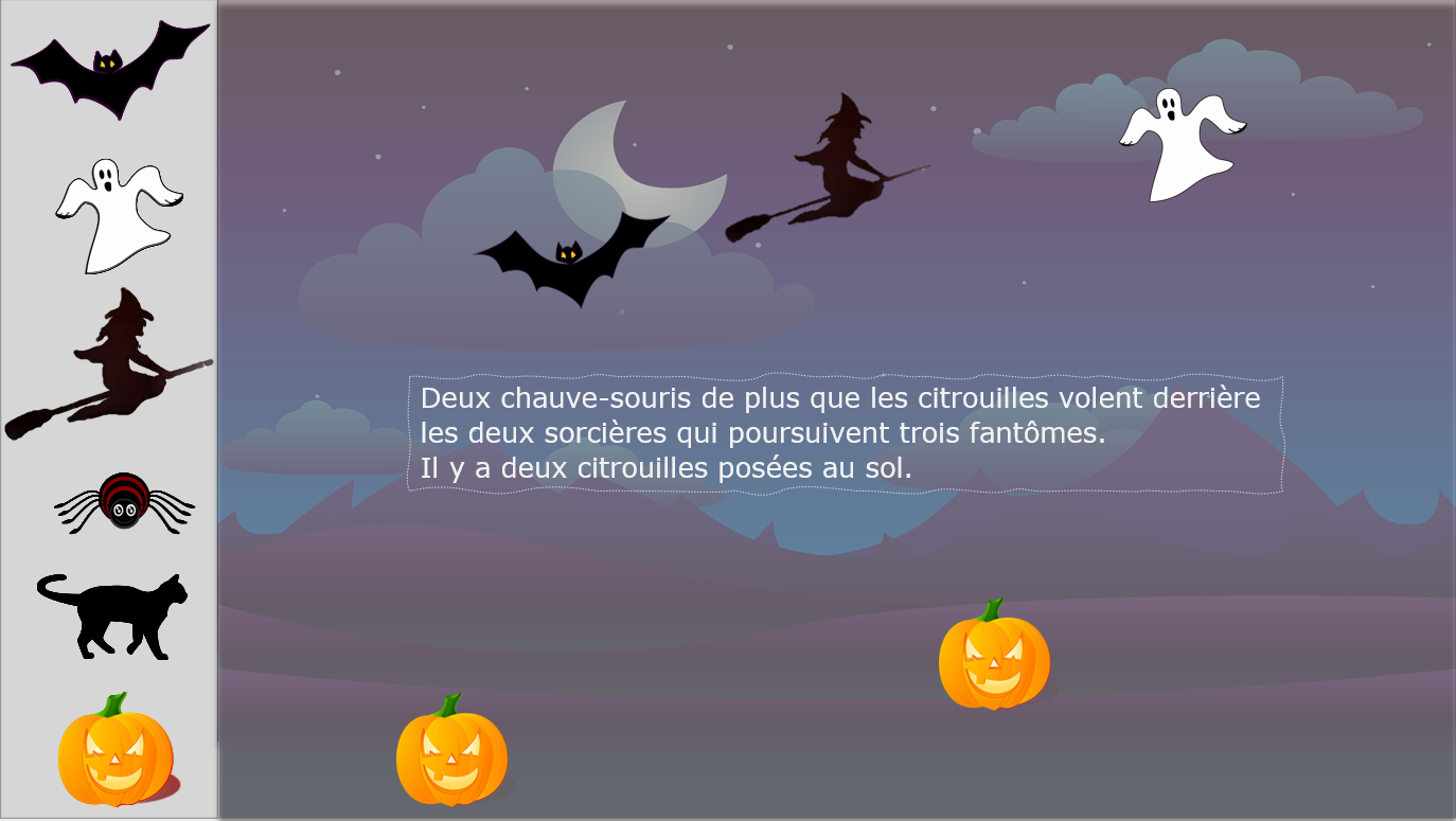 Consignes Halloween - Voc Math
