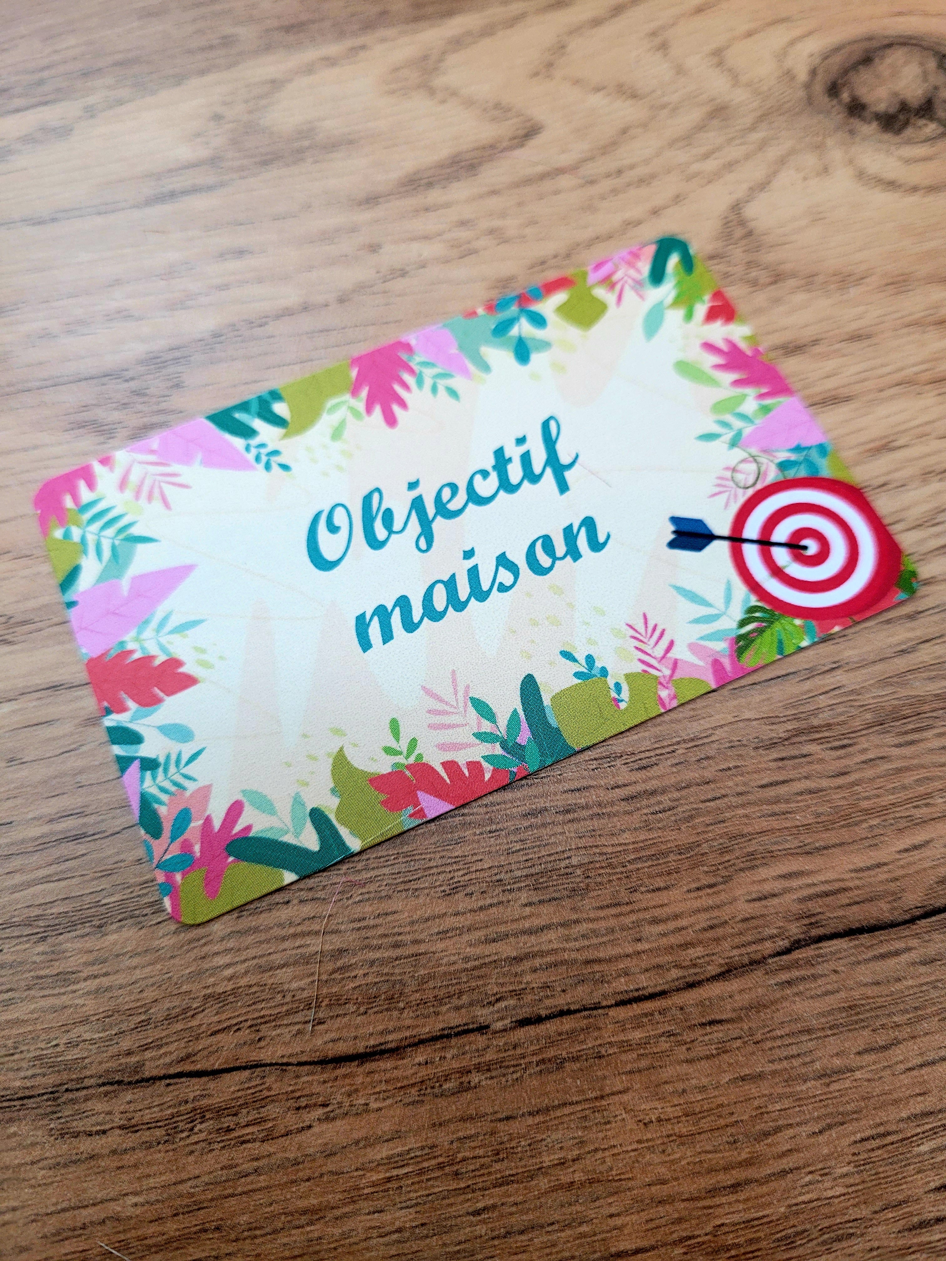 Cartes "Objectif maison"