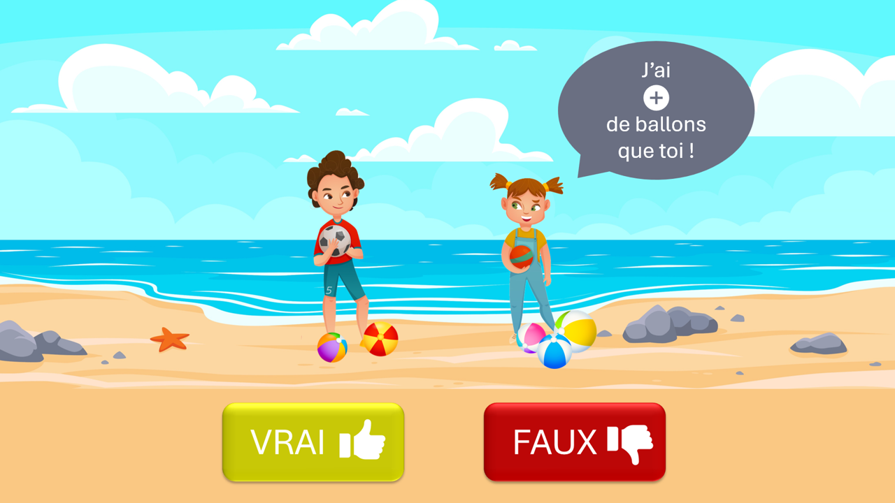 Comparaisons en vacances