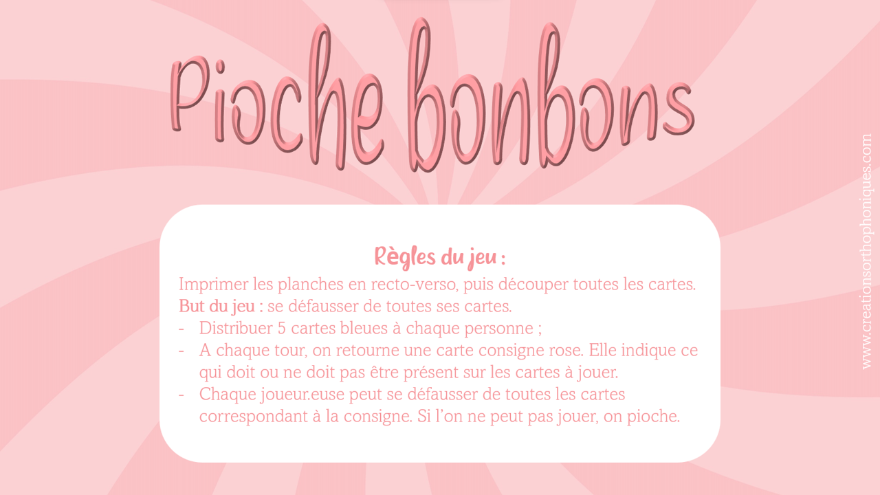 Jeu pour travailler les critères, le vocabulaire descriptif, sur le thème des bonbons