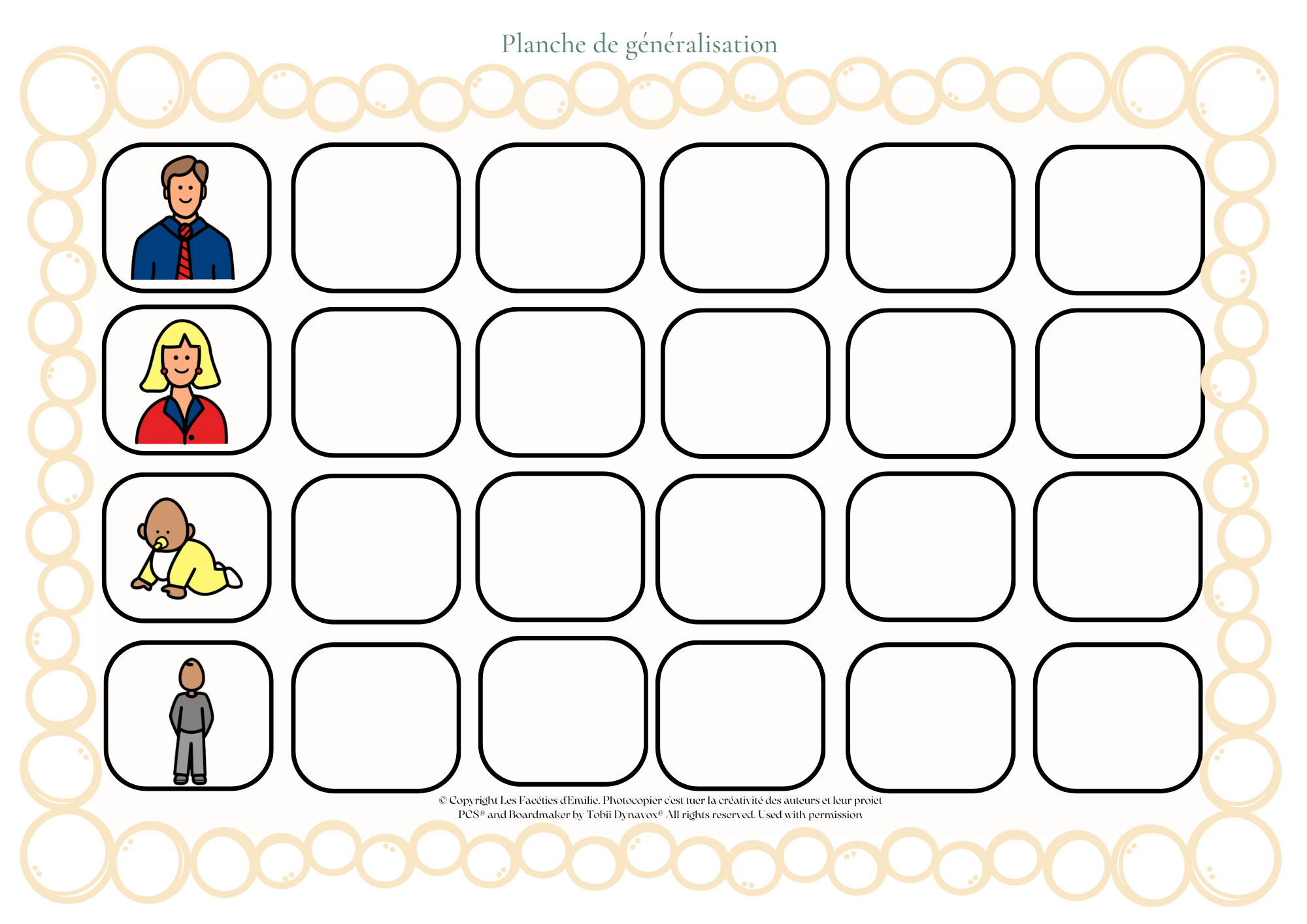 Généralisation des Personnes