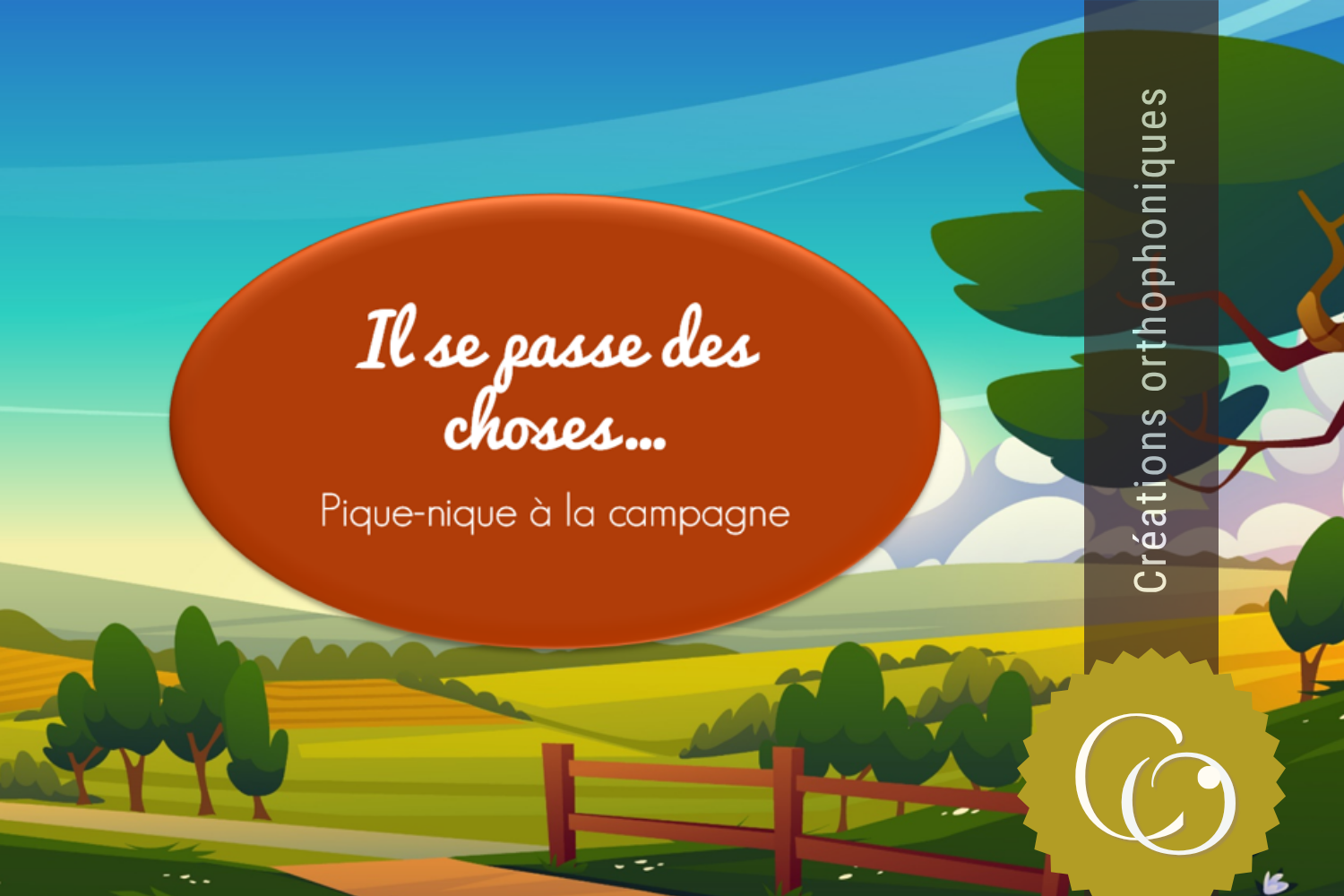 Il se passe des choses en été...pique-nique à la campagne