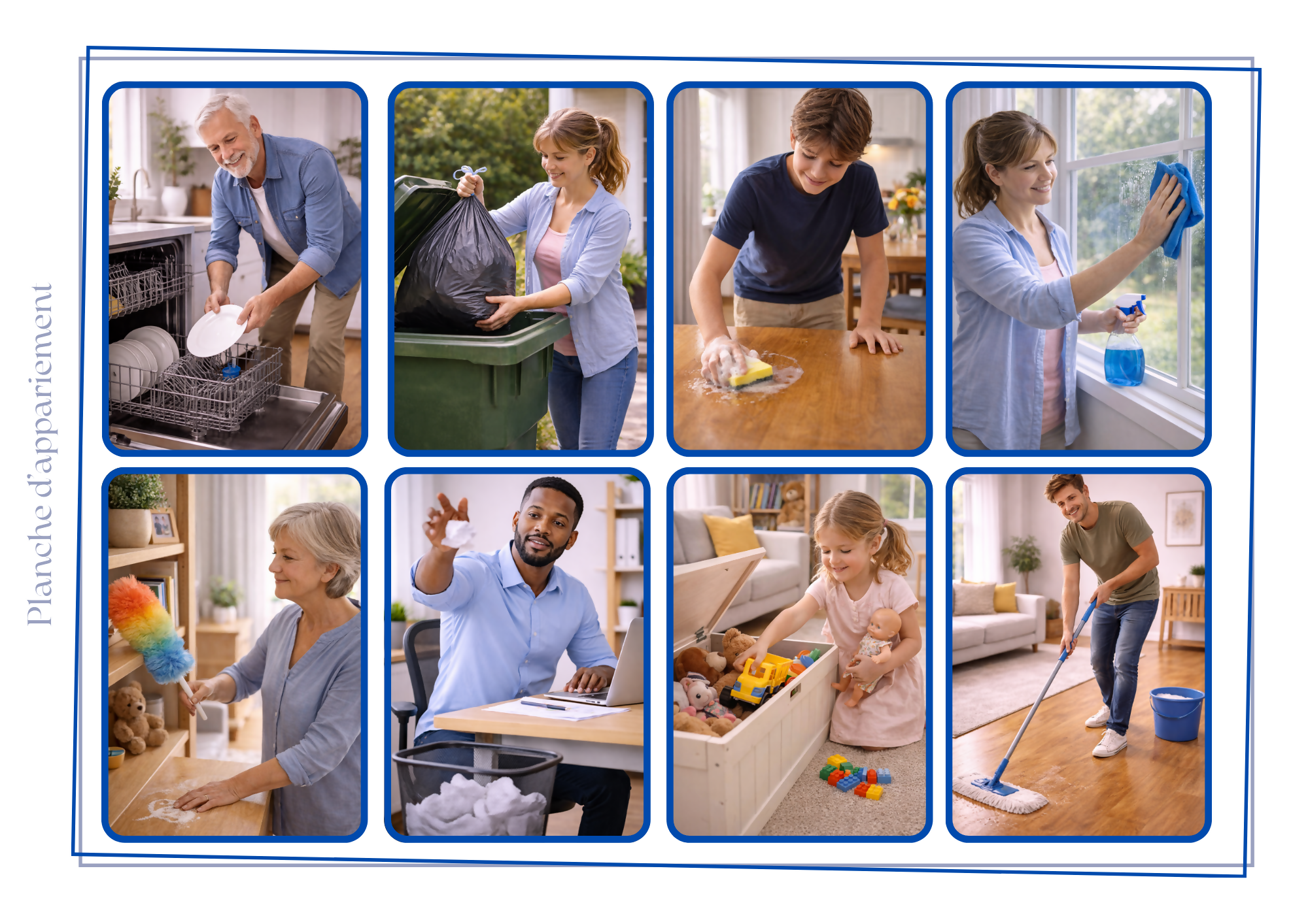 Ensemble de 5 Loto et Mémory des Actions