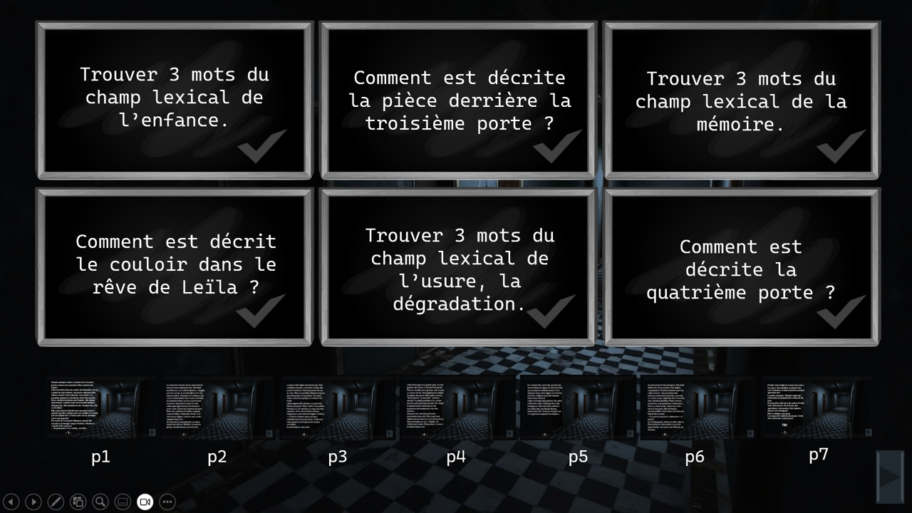 Exercice de compréhension de texte pour adolescents