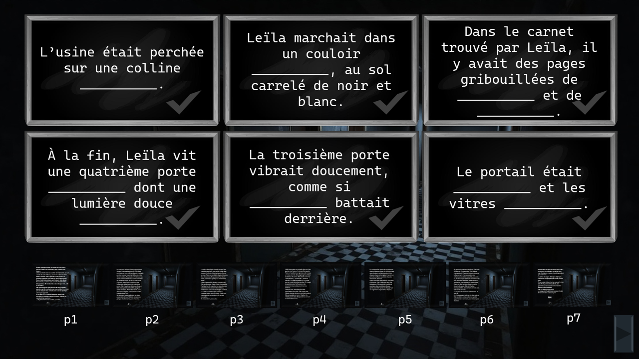 Exercice de compréhension de texte pour adolescents