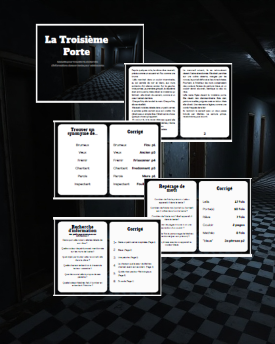 Exercice de compréhension de texte pour adolescents