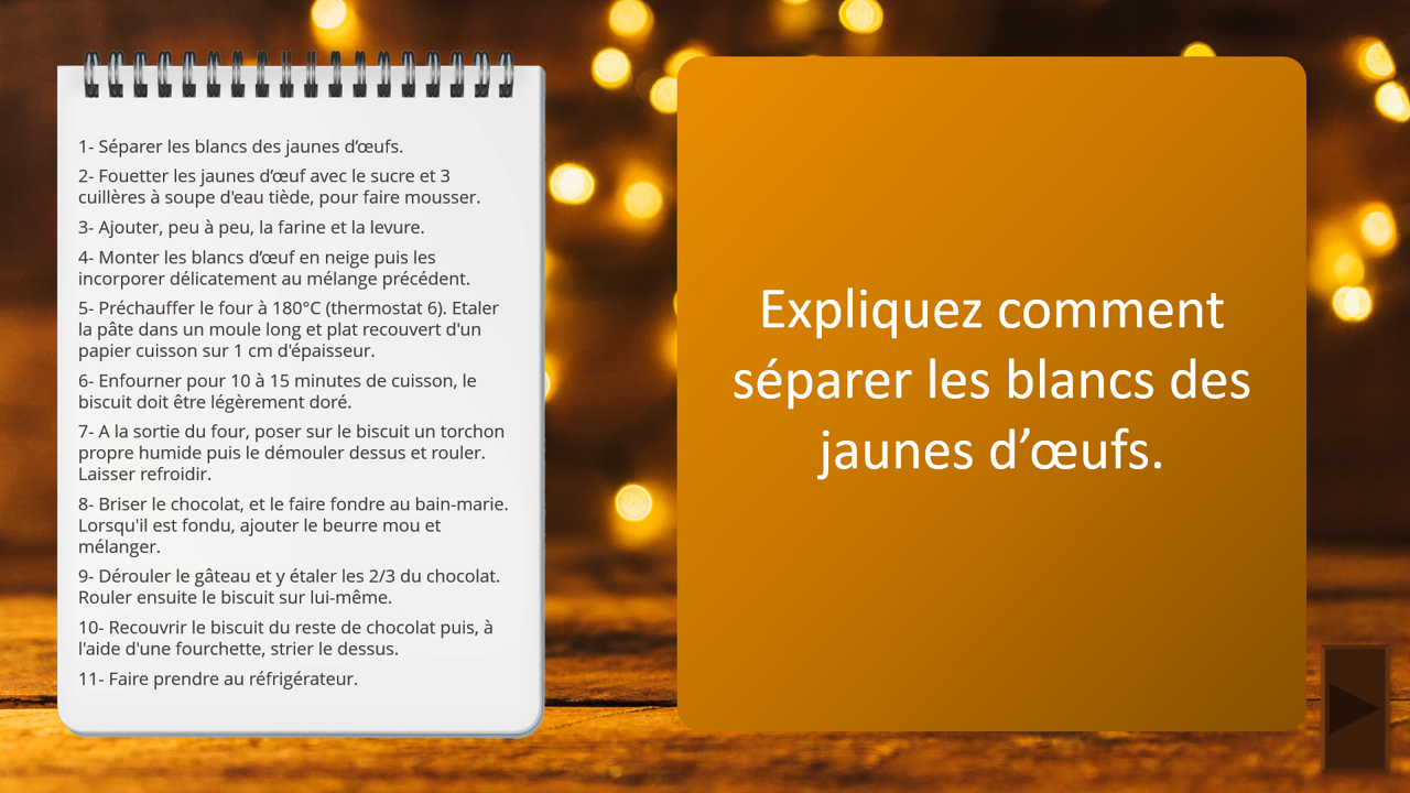 La bûche de Noël