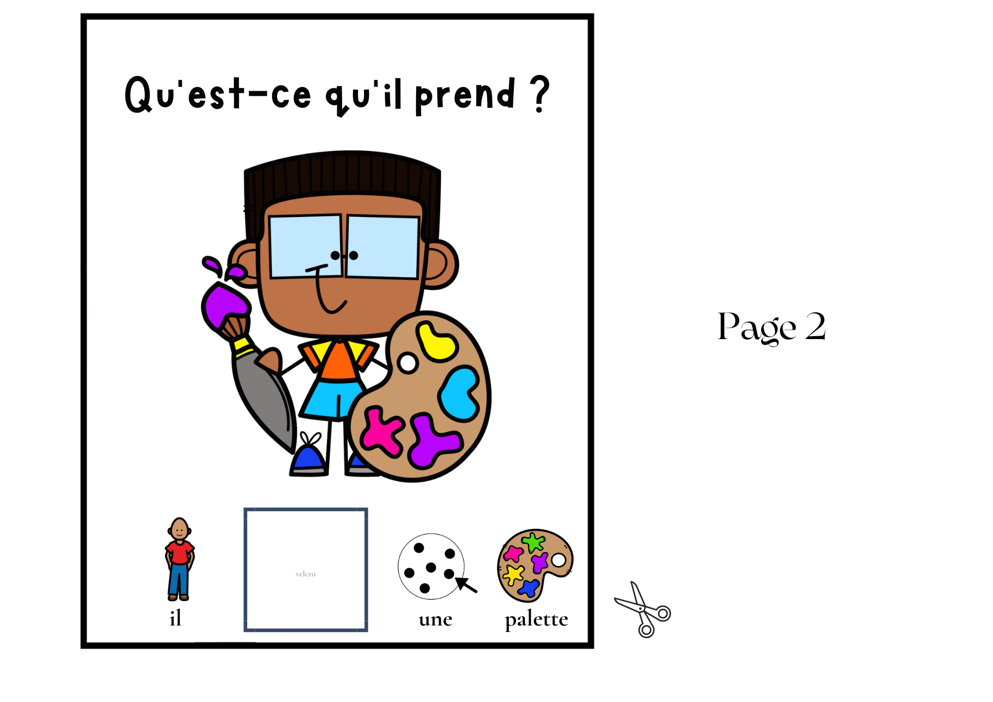 Livre adapté en CAA Mo de Base "Prendre"