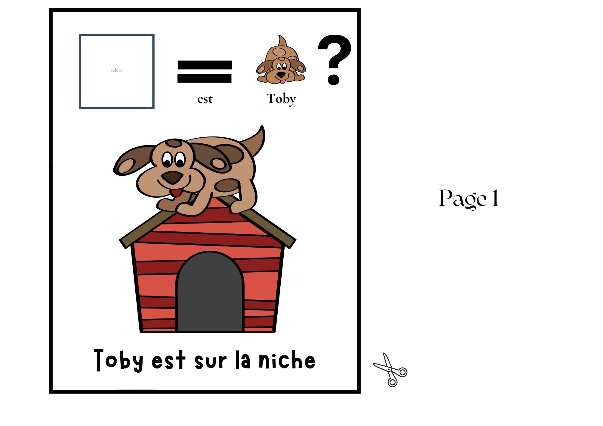 Livre Adapté CAA, Question "où ? "